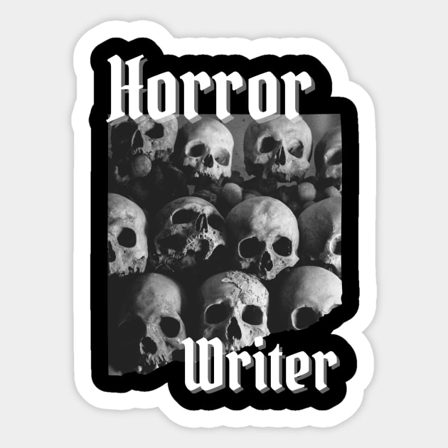 Horror Writer Sticker by indie inked